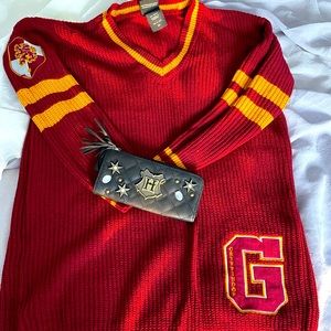 Gryffindor Harry Potter Sweater Dress w/ Wallet